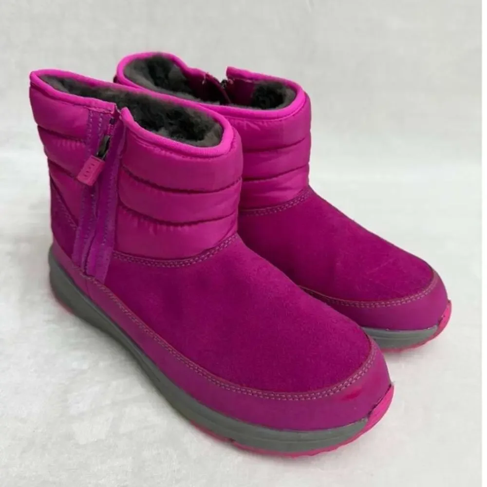 Ugg Kid's Truckee Weather Suede Cold Weather Boots Pink Sz 6